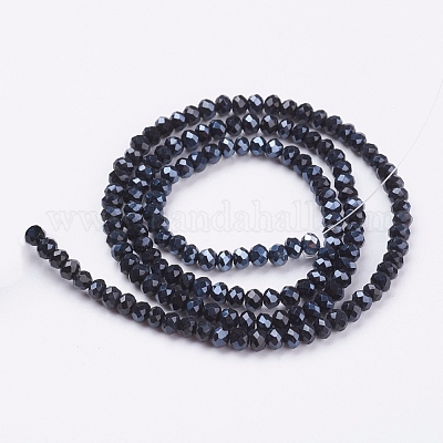 Electroplate Glass Bead Strands&nbsp;X-EGLA-J047-3x2mm-F17-1