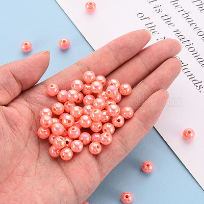 Opaque Acrylic Beads&nbsp;MACR-S370-D8mm-SS2109-1