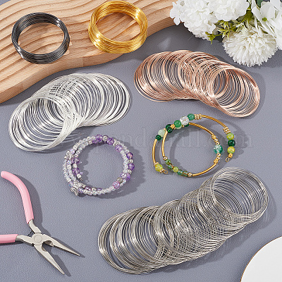 Memory Wire Color Wholesale 500Pcs 5 Colors Steel Memory Wire - Pandahall.com