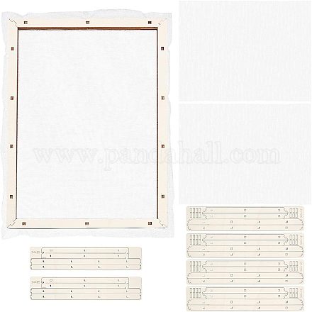 Basswood Assembled Paper Making Frame DIY-WH0001-73D-1