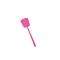 Flyswatter Plastic Mini Model, Micro Landscape Dollhouse Accessories, Pretending Prop Decorations, Hot Pink, 45x17x1mm