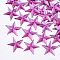 Plastic Cabochons, Star, Magenta, 13x14x1.5mm, about 2000pcs/bag