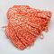 7 Inner Cores Polyester & Spandex Cord Ropes, with Patterns, for Rope Bracelets & Shoe Lace Cord Making, Dark Orange, 4mm, about 109.36 yards(100m)/bundle, 420~500g/bundle