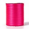 Double Face Satin Ribbon, Polyester Ribbon, Hot Pink, 1/8 inch(3mm) wide, about 880yards/roll(804.672m/roll)