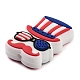 Independence Day Theme Silicone Beads&nbsp;SIL-M005-01C-2