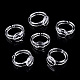 Transparent Acrylic Open Cuff Ring Components&nbsp;TACR-ZX018-10A-4