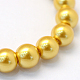 Baking Paint Glass Pearl Bead Strands&nbsp;HY-Q003-5mm-31-2
