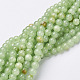 Natural Flower Jade Beads&nbsp;X-GSR6mmC193-1