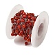 304 Stainless Steel Cable Chains with Dyed Shell Beads&nbsp;STAS-B067-04B-02-3