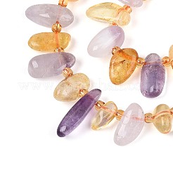 Natural Ametrine Beads Strands&nbsp;G-Z091-A41