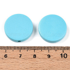 Painted Natural Wood Beads&nbsp;WOOD-WH0038-35B-03