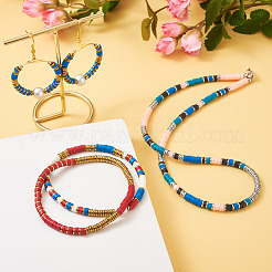 2 Strands 2 Colors Electroplate Non-magnetic Synthetic Hematite Beads Strands&nbsp;G-CW0001-11