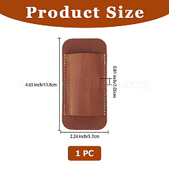 1Pc Cattlehide Military Knife Sheath&nbsp;AJEW-CL0002-27A