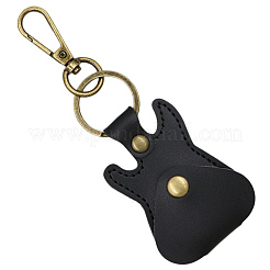 1Pc Guitar Imitation Leather Pendant Keychains&nbsp;KEYC-CL0001-36B