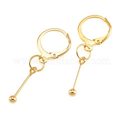 Brass Leverback Earring Findings&nbsp;EJEW-TAC00035