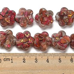 Dyed Natural Imperial Jasper with Resin Beads Strands&nbsp;G-G083-G03-01