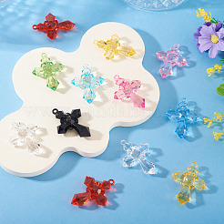 20Pcs Transparent Acrylic Pendants&nbsp;TACR-TA0001-66