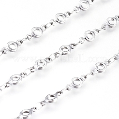Tarnish Resistant 304 Stainless Steel Link Chains&nbsp;CHS-G014-09P