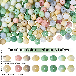 2 Strands 4 Colors Glass Beads Strands&nbsp;GLAA-SC0003-29B