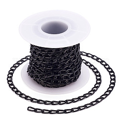 5M Oxidation Aluminum Faceted Curb Chains&nbsp;FIND-TA0004-78B