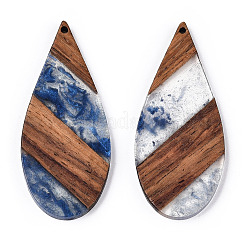 Transparent Resin & Walnut Wood Big Pendants&nbsp;RESI-ZX017-68