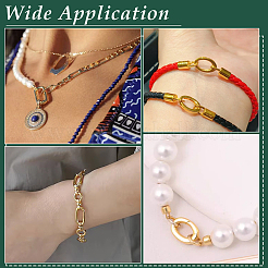12Pcs 3 Styles Brass Spring Gate Rings&nbsp;KK-PH0013-95