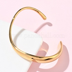 304 Stainless Steel Cuff Bangles&nbsp;BJEW-B158-05G-02