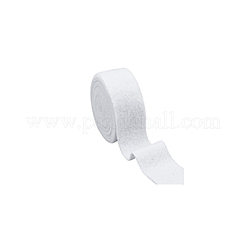 Needle Punch Cotton Strips Fabric&nbsp;SRIB-WH0027-01