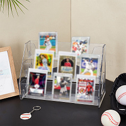 3-Tier Acrylic Display Riser Stands for Cosmetic Jewelry&nbsp;ODIS-WH0043-217C