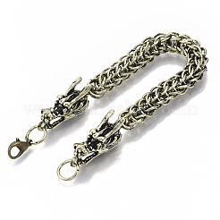 Men's Alloy Wheat Chain Bracelets&nbsp;X-BJEW-T014-09AB
