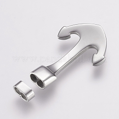 Tarnish Resistant 304 Stainless Steel Hook Clasps&nbsp;STAS-F122-28P