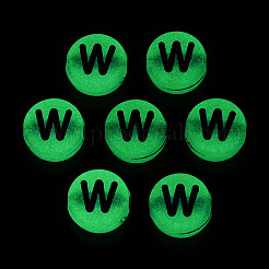 Luminous Frosted Acrylic Beads&nbsp;FACR-T008-02W