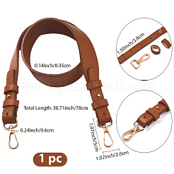 1Pc PU Leather Bag Handles&nbsp;DIY-CL0001-01C