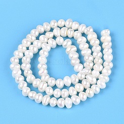 Natural Cultured Freshwater Pearl Beads Strand&nbsp;PEAR-N015-04C-02A