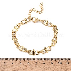 304 Stainless Steel 8 Link Chain Bracelets&nbsp;SA-CBA2696-09G