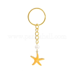 Brass Enamel Pendant Keychains&nbsp;KEYC-JKC01374