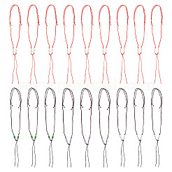 24Pcs 6 Styles Polyester Braided Beads Cord Necklace Making&nbsp;MAK-TA0001-21