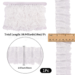 10M Double Layer Polyester Flower Lace Trim Ribbon&nbsp;OCOR-GF0004-58A