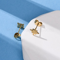 304 Stainless Steel Stud Earrings&nbsp;EJEW-Z134-06G
