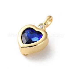 Brass Rhinestone Pendants&nbsp;KK-P320-05G-03