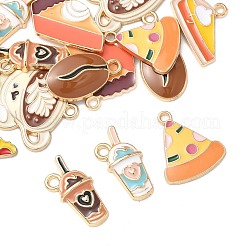 16Pcs 8 Styles Alloy Enamel Pendants&nbsp;ENAM-FP0001-74