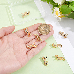 10Pcs Brass Pendants&nbsp;KK-BBC0027-36