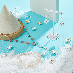 2Pcs Glass Pearl Pendants&nbsp;PALLOY-FH00094