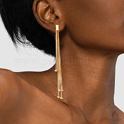 Iron Round Tassel Stud Earrings&nbsp;FS-WGA6095-01