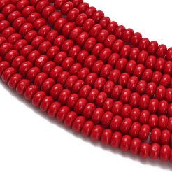 Synthetic Turquoise Beads Strands&nbsp;G-Z110-B01-2x4mm-02