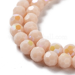 Opaque Glass Beads Strands&nbsp;LS-EGLA-A035-P6mm-L05