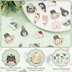 36Pcs 9 Style Alloy Pendants&nbsp;FIND-NB0003-27