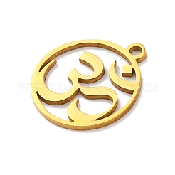 304 Stainless Steel Pendants&nbsp;STAS-M072-01G