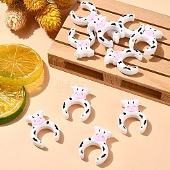 Cow Silicone Focal Beads&nbsp;SIL-CJC0001-13