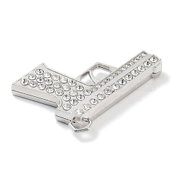 Alloy Rhinestone Pendants&nbsp;ALRI-S001-14B-P